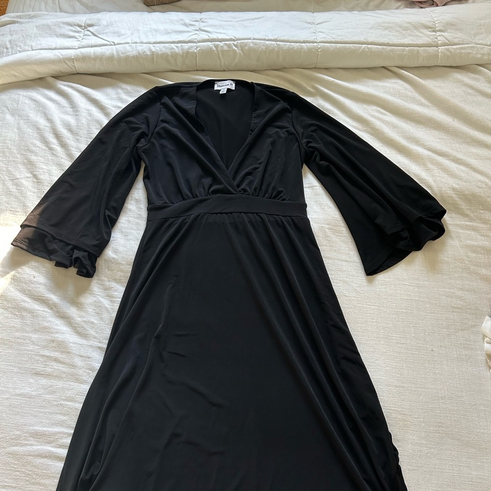 Veronica M Black Maxi Dress